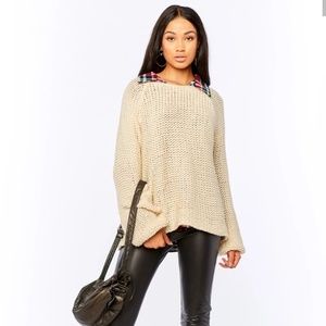 Honeybum Be Mine Tunic Chunky Knit Sweater